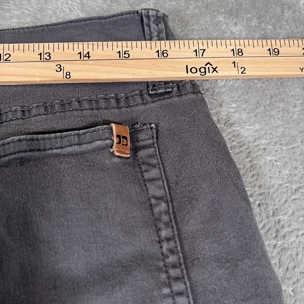 Joes Jeans Mens 34x33 Gray Slim Straight Pants Five Pocket Stretch Classic Style